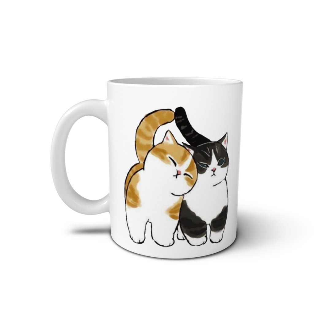猫のマグカップ