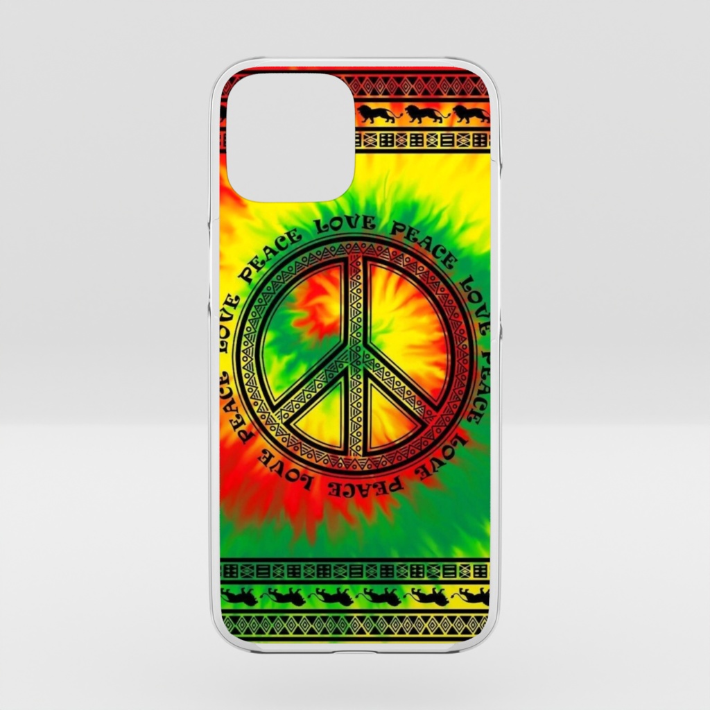 レゲエデザインiPhoneクリアケース