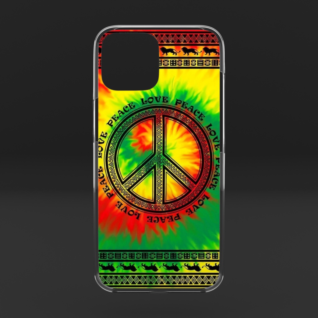 レゲエデザインiPhoneクリアケース