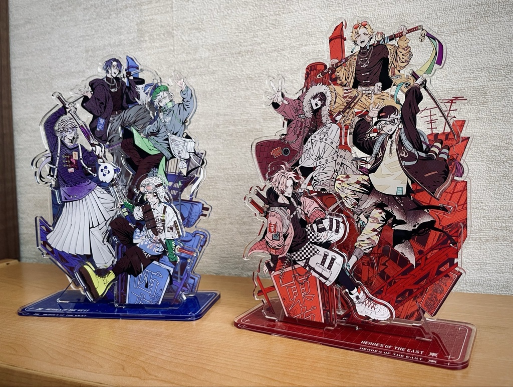 【非公式】東西ヒーロー ジオラマアクリルスタンド