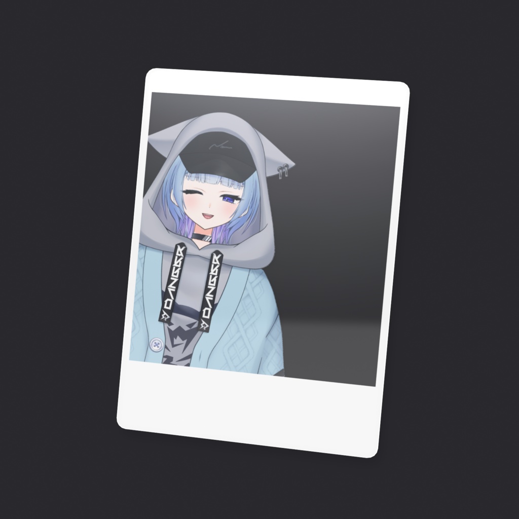 一緒に写真が撮れるチェキ風カード_温瑠ねむ