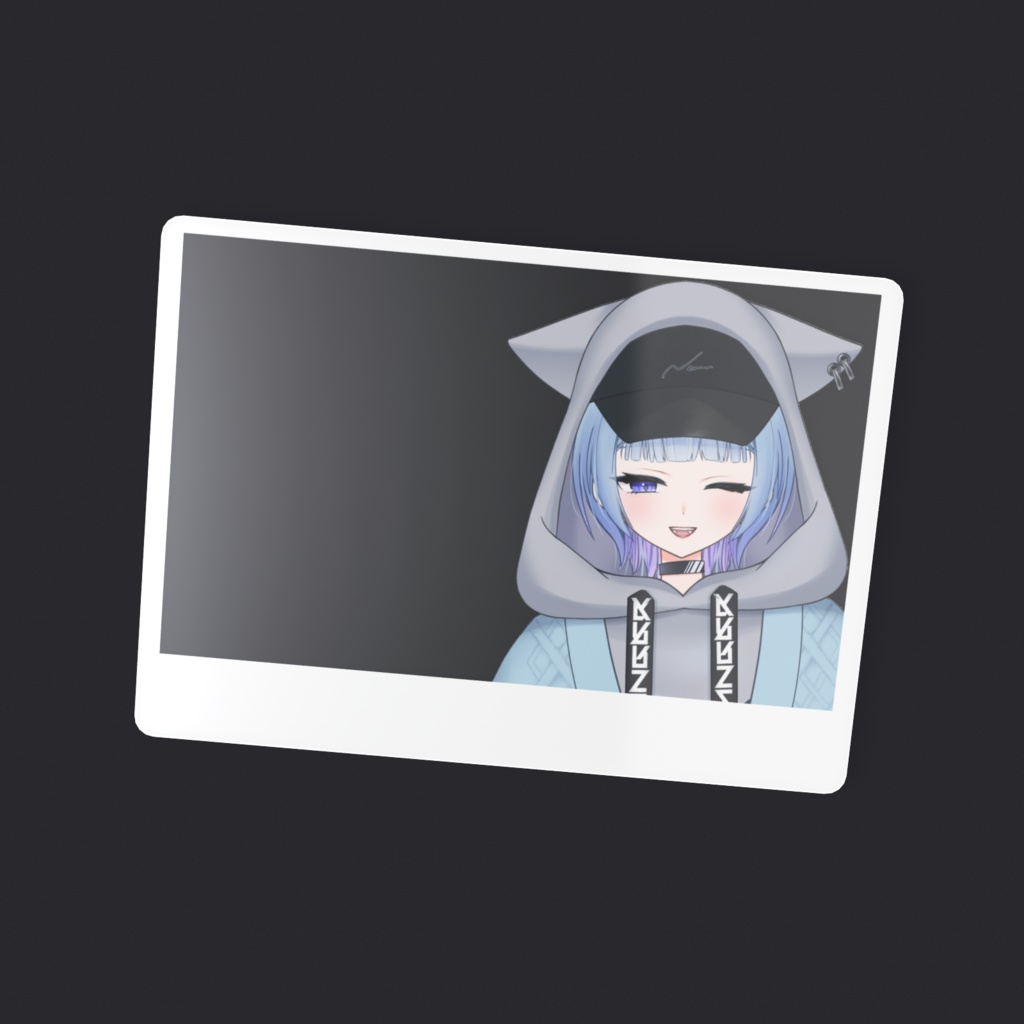 一緒に写真が撮れるチェキ風カード_温瑠ねむ