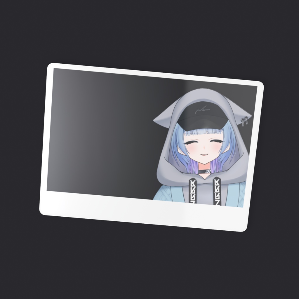 一緒に写真が撮れるチェキ風カード_温瑠ねむ