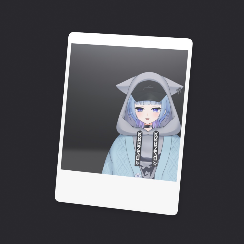 一緒に写真が撮れるチェキ風カード_温瑠ねむ