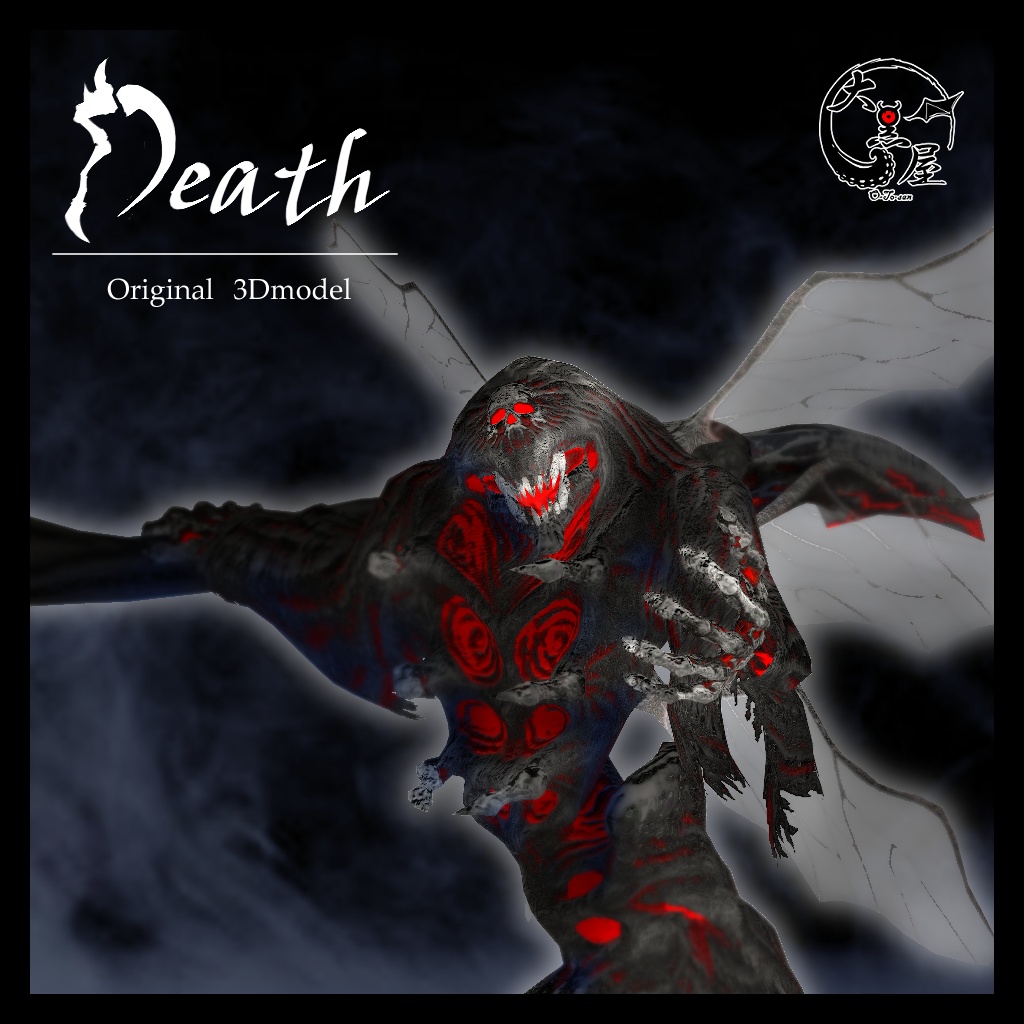 Death【VRChatアバター想定3Dモデル】