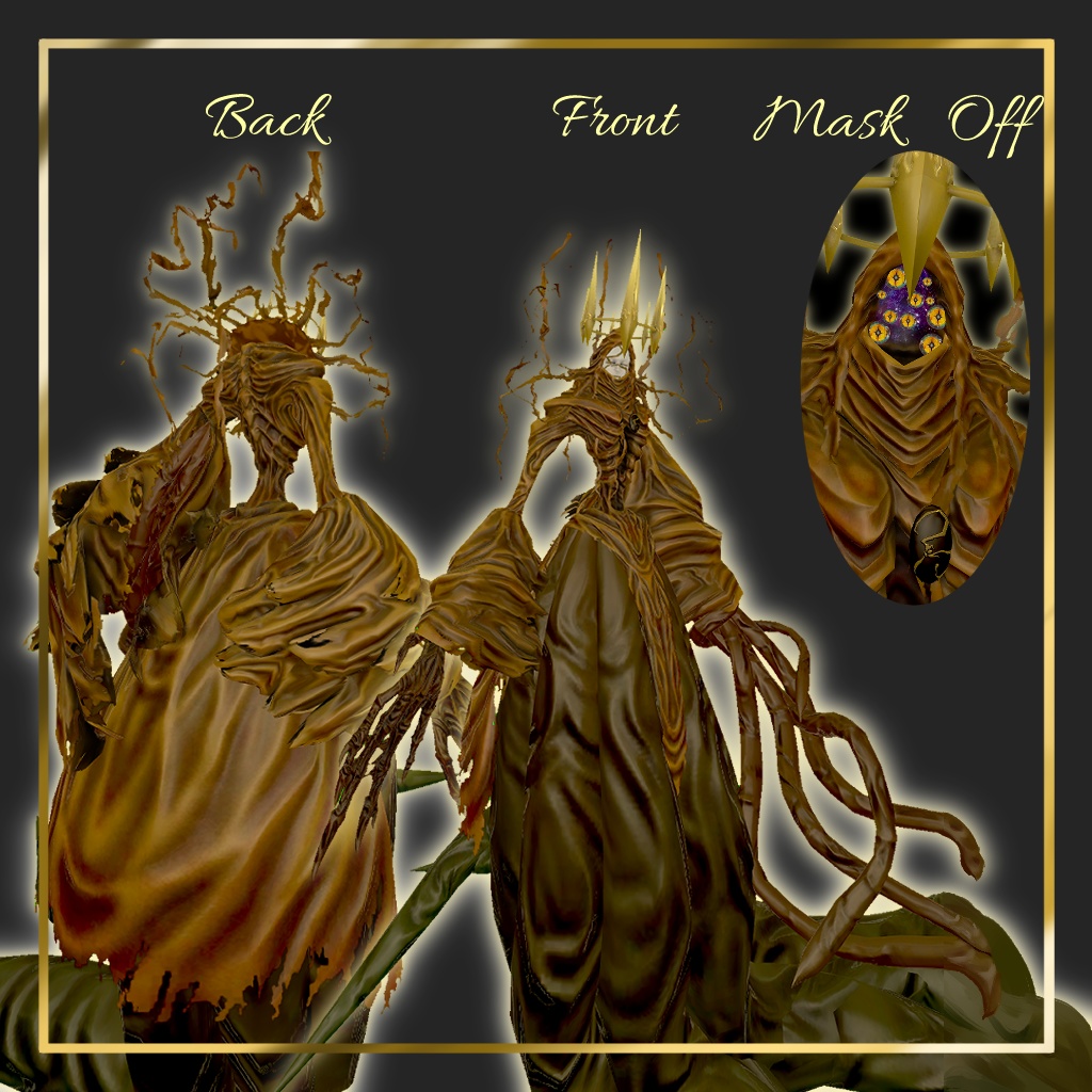 KingInYellow(ハスター)【VRChatアバター想定3Dモデル】