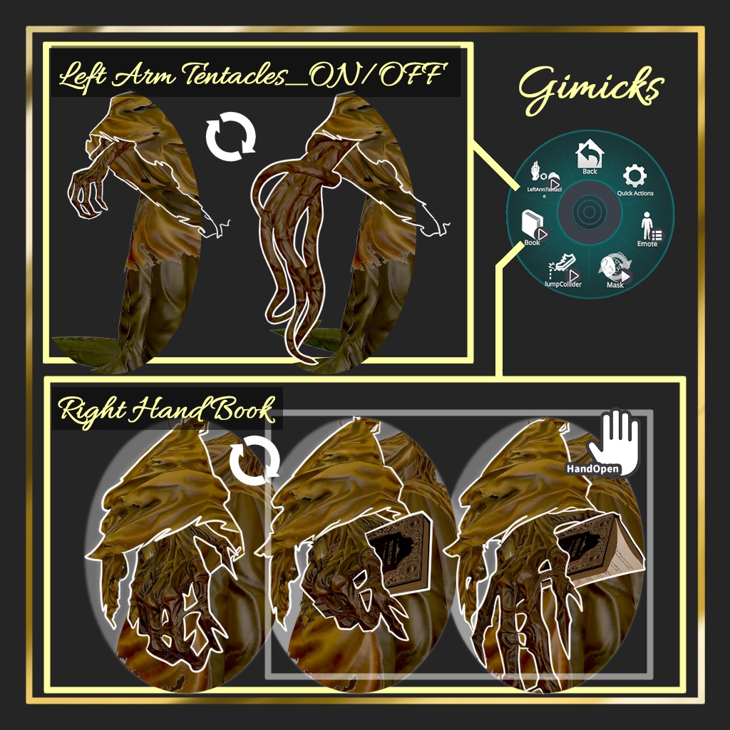 KingInYellow(ハスター)【VRChatアバター想定3Dモデル】