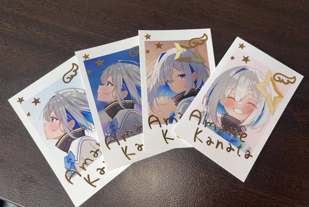 ホロクル11th 箔押しチェキ風カード（4種）セット