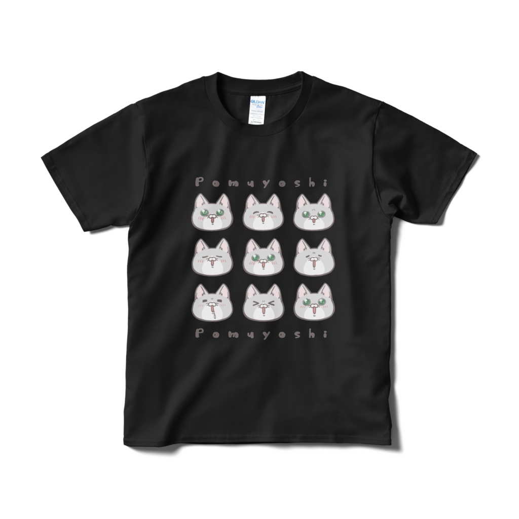 ポムヨシTシャツ-黒