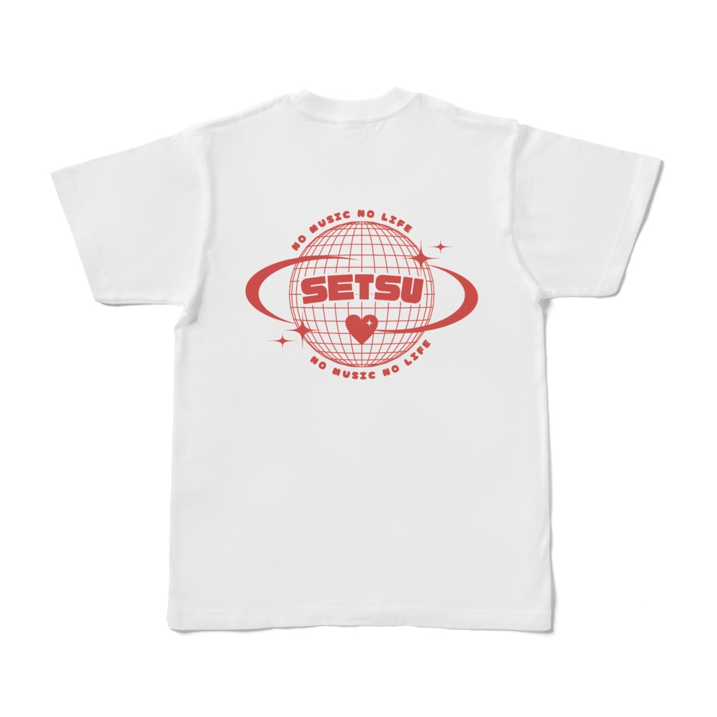 しれっとSETSUファンTシャツ(赤)