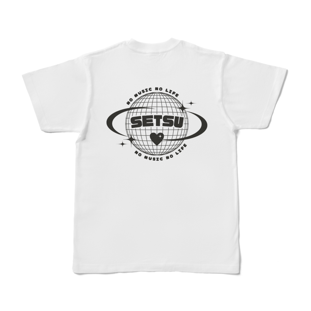 しれっとSETSUファンTシャツ(黒)
