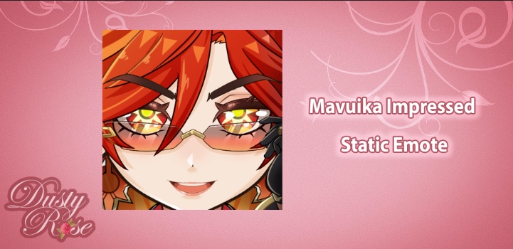 (Emote) Mavuika Impressed Animated & Static Emote🌹(Genshin Impact)