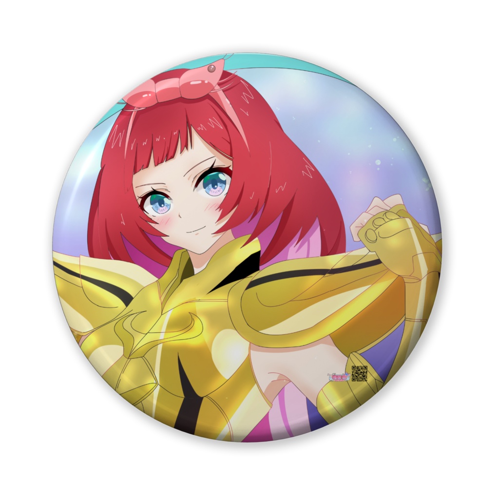 【期間限定】聖闘士星矢☆あおい缶バッジ大