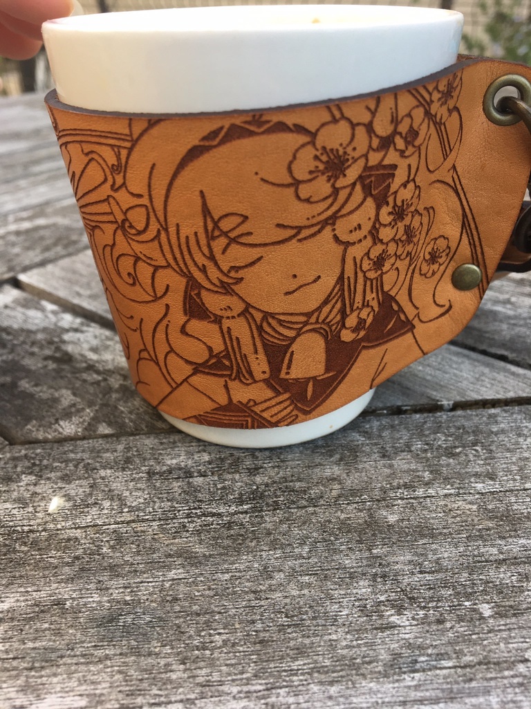 本革カップスリーブ(島々ヤクちゃん)