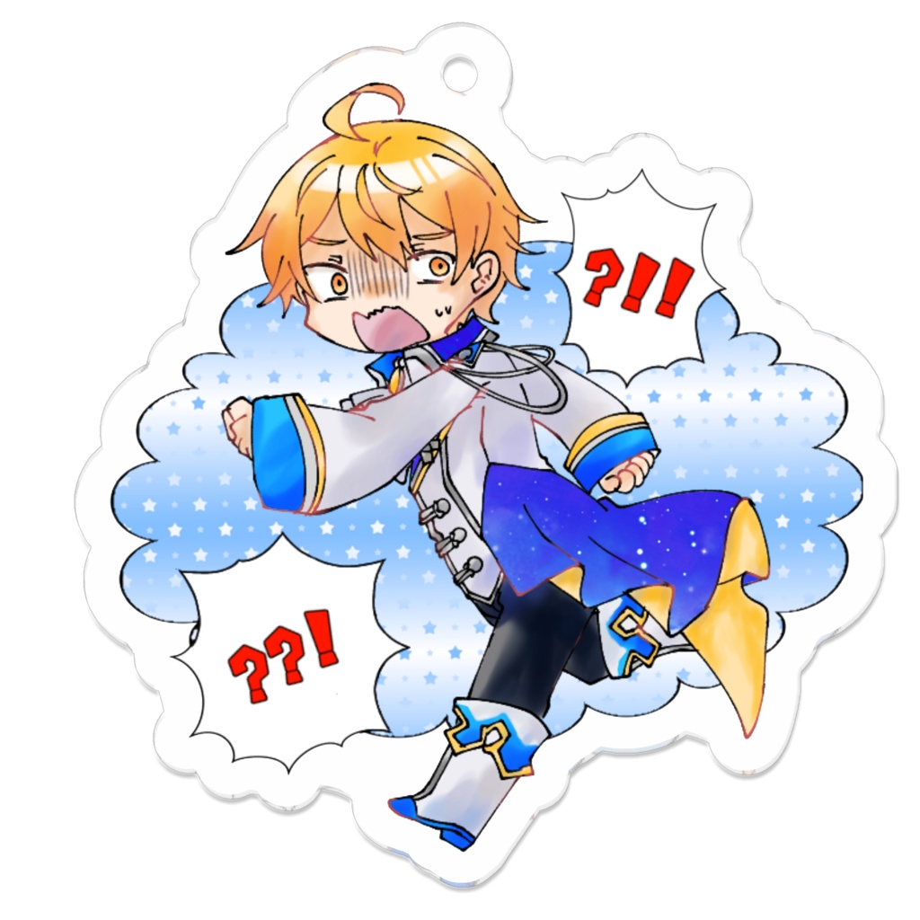 追い掛けられるアクキー