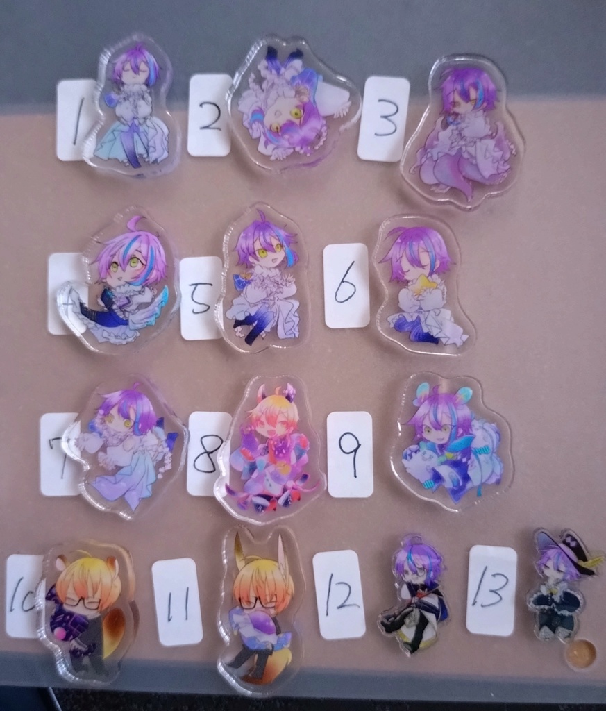 中身が選べるシャカシャカアクキー