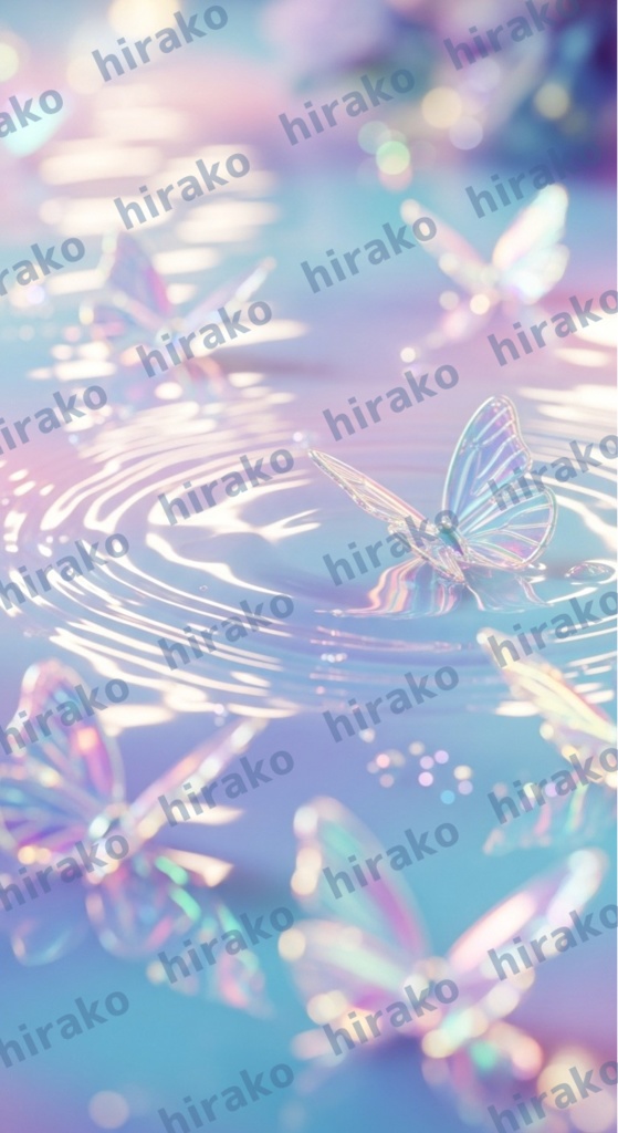 艶感・キラキラ・透明感アート壁紙