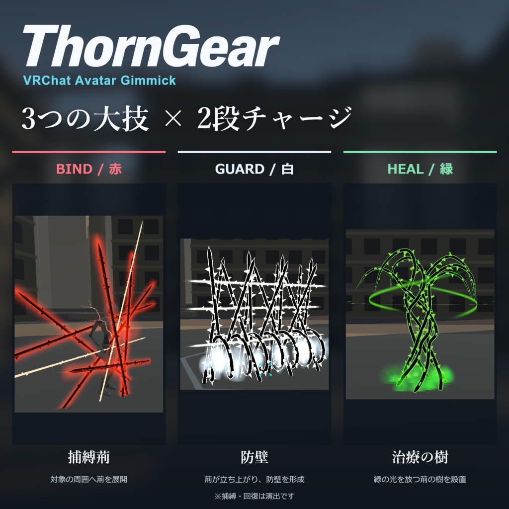 【ギミック付き3Dモデル】ThornGear