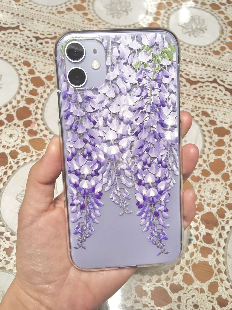 藤の花 iPhone11ケース