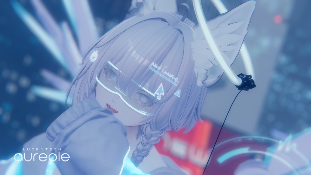 ✨️発売記念セール中 ~10/26✨️ Lucentech aureole|時計・OSC心拍表示付きヘイロー【AudioLink対応】
