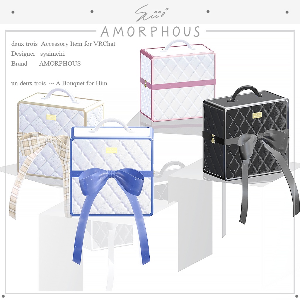 【VRChat想定】 AM deux trois  【VRC Accessories】
