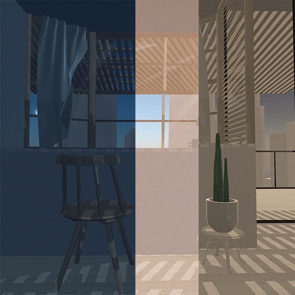 【 VRChat world 】 3Dstudio Breeze 【unity画面でそのまま使える】