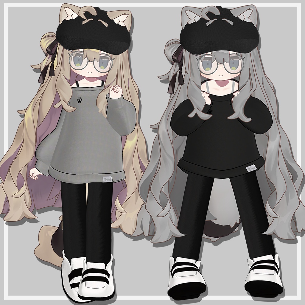 【VRChat想定】まめふれんず素体対応衣装 Run