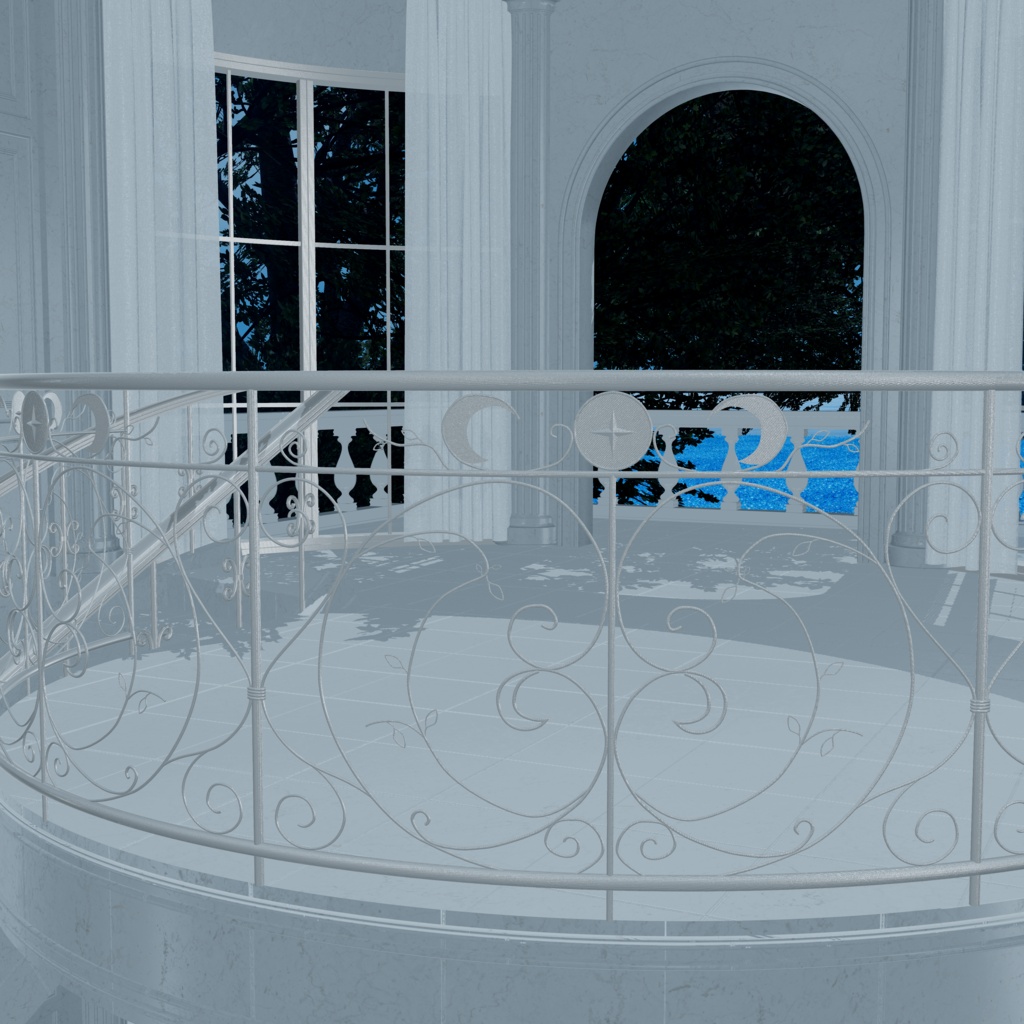 【 VRChat world 】 3Dstudio Etage 【unity画面でそのまま使える】