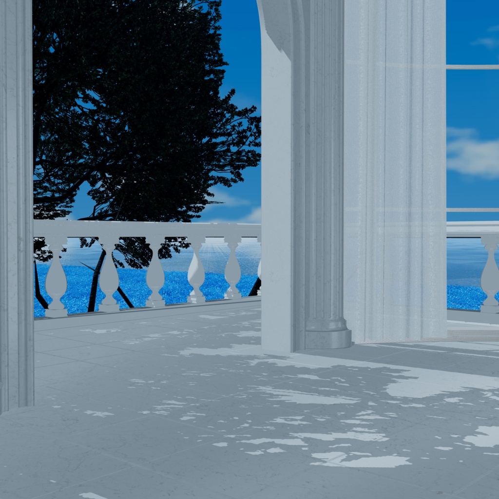 【 VRChat world 】 3Dstudio Etage 【unity画面でそのまま使える】
