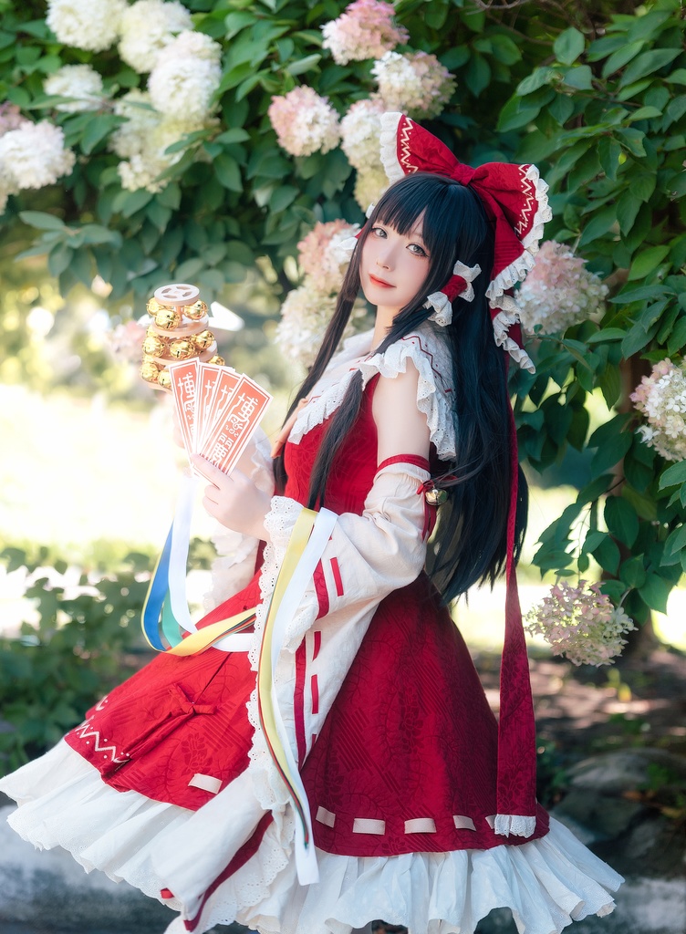 東方Project青霊夢 博麗霊夢コスプレ衣装 ー森森仙デザイン - コスプレ