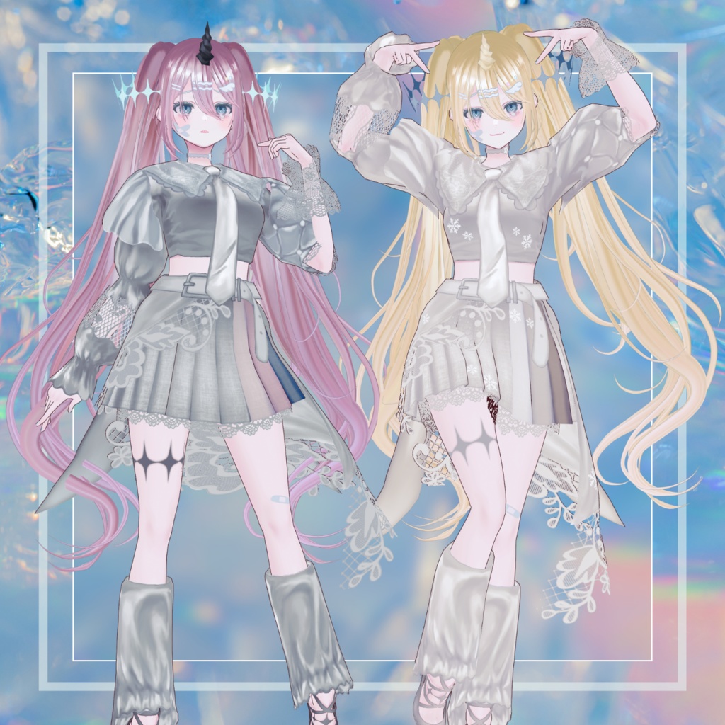 ✧VRoid✧URU HAIR(ヘアーセット)