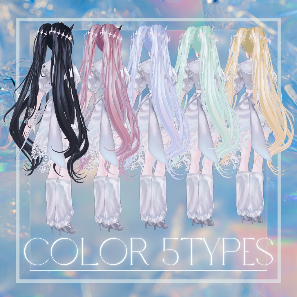 ✧VRoid✧URU HAIR(ヘアーセット)