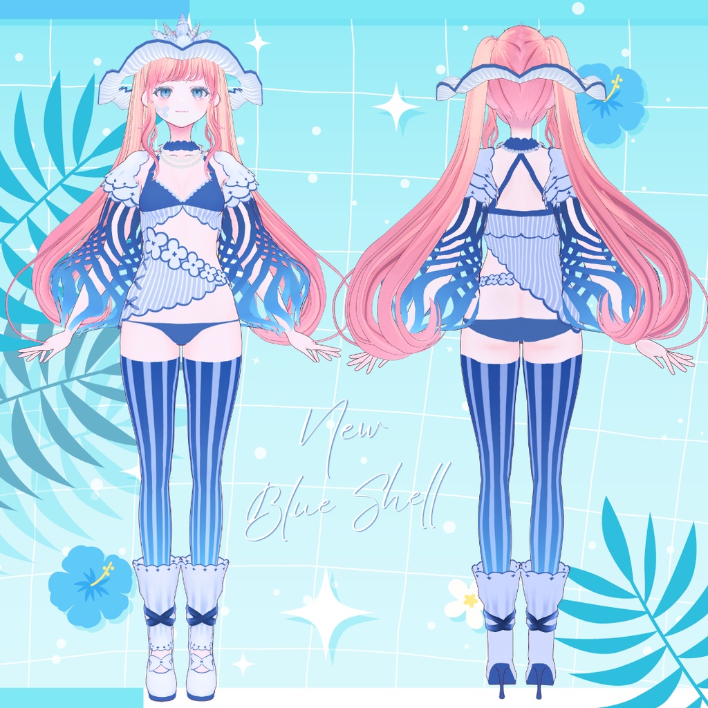 ★SALE★New Blue Shell✧VRoid✧