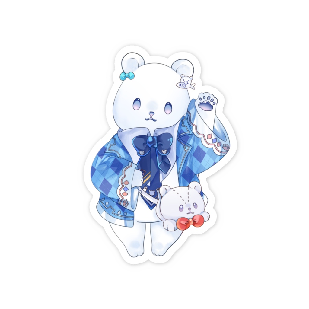 しぐまのあステッカー