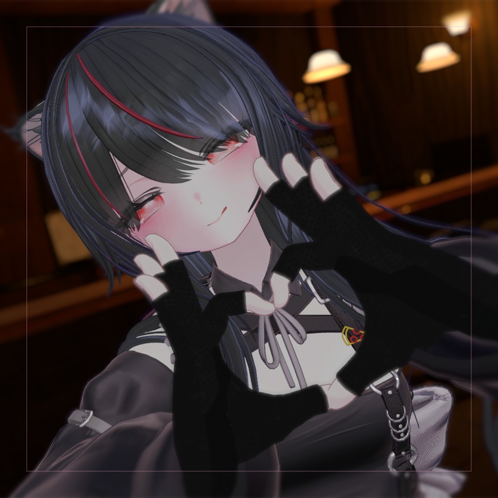 【しなの専用】指空きグローブ【VRChat】