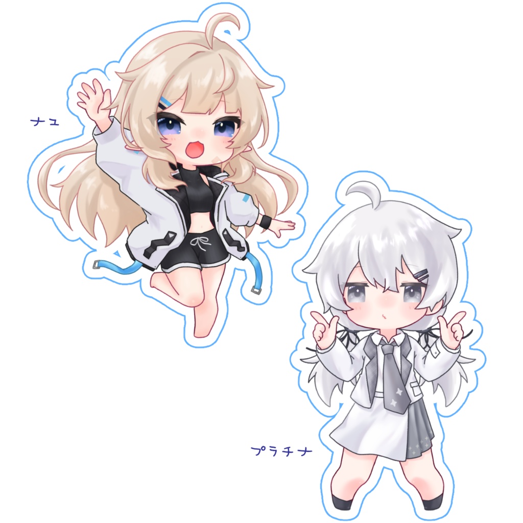 高耐候ステッカー【セフィラ・プラチナ・ナユ・真冬・リアアリス】