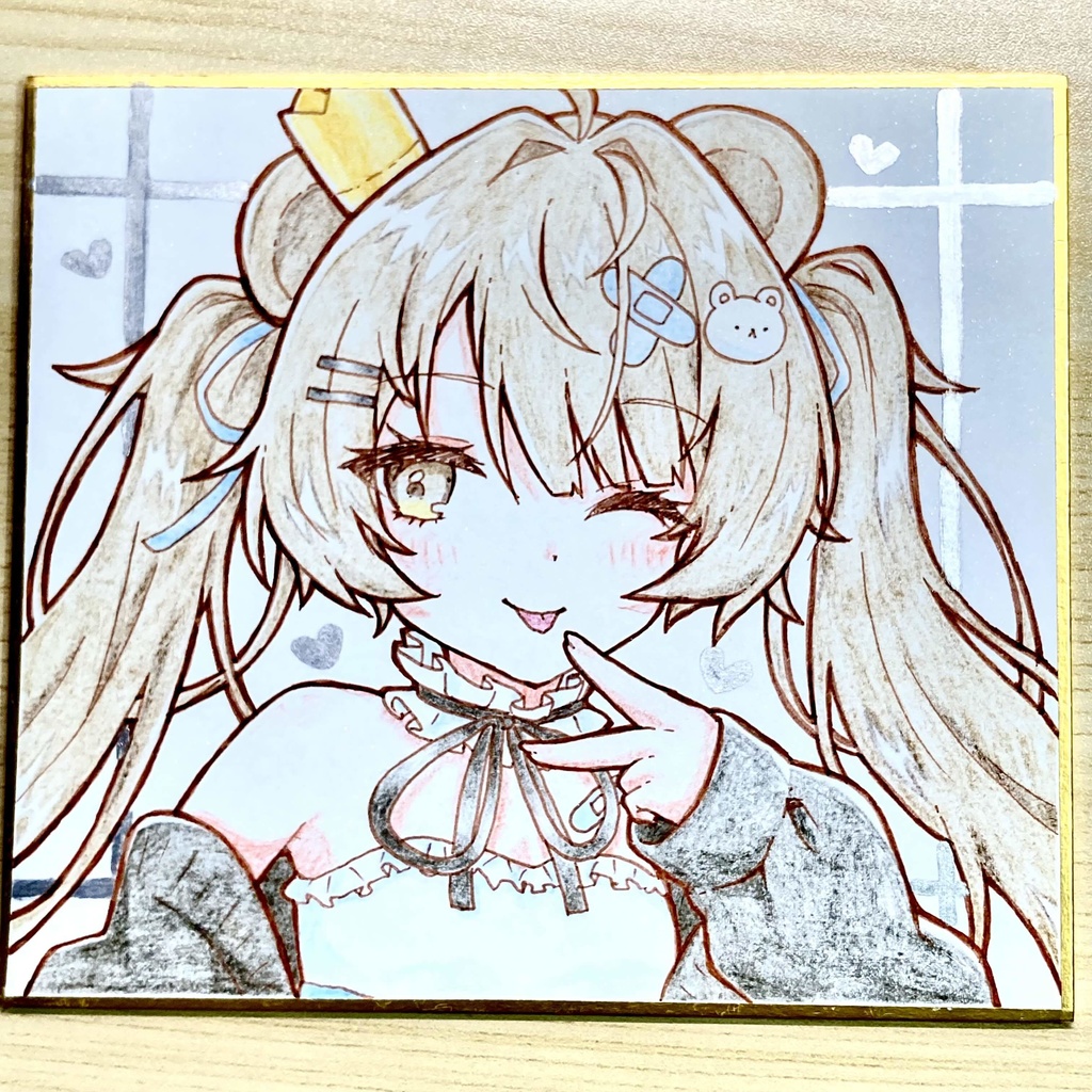 ミルフィ直筆色紙