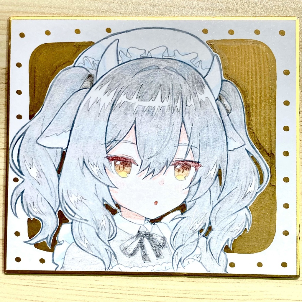 ミルティナ直筆色紙