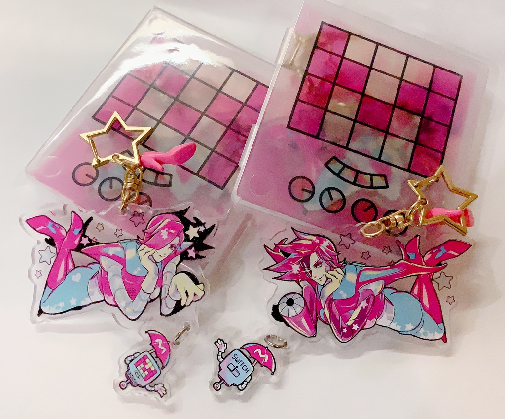 Mettaton&EX&NEOアクリルキーホルダー