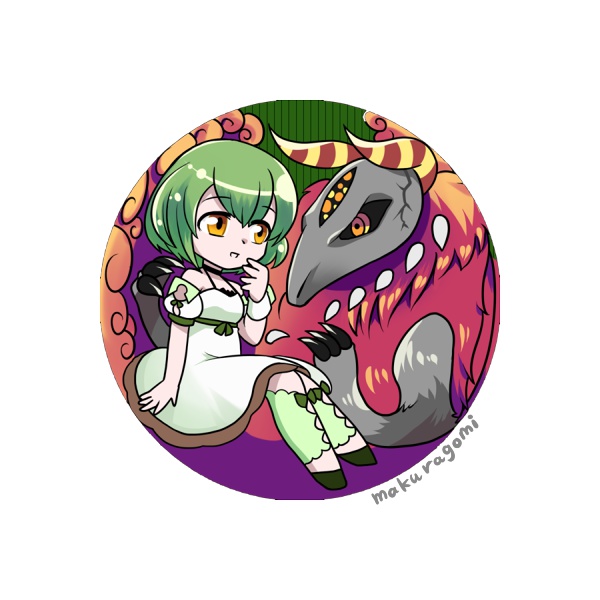 少女と悪魔：缶バッジ