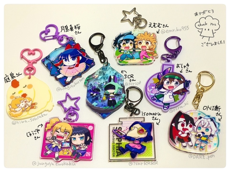 【1/20〆切】アクキーコミッション(修正・ラフ提出無し)