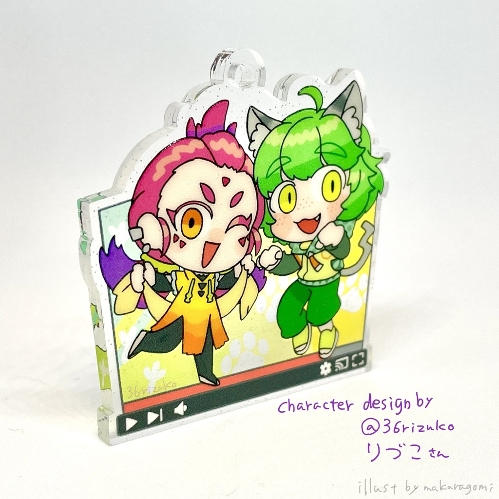 【1/20〆切】アクキーコミッション(修正・ラフ提出無し)