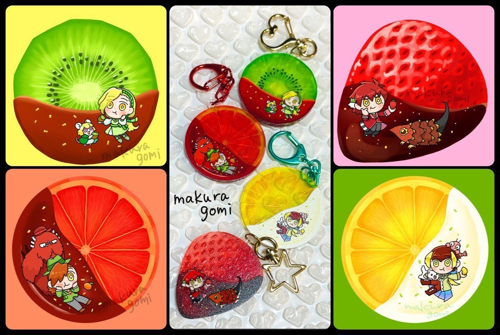 トレイシーとレッド:アクキー(チョコフォンデュ)