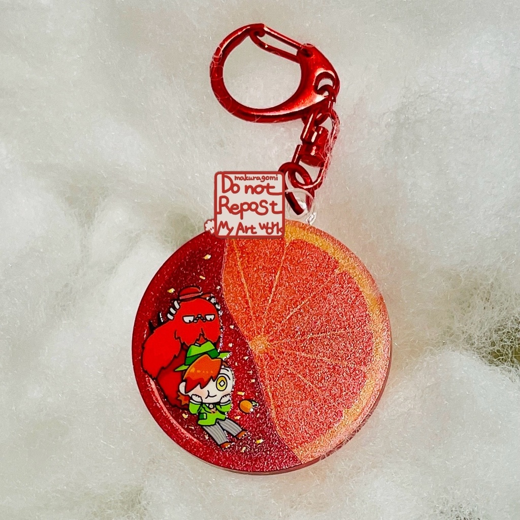 トレイシーとレッド:アクキー(チョコフォンデュ)