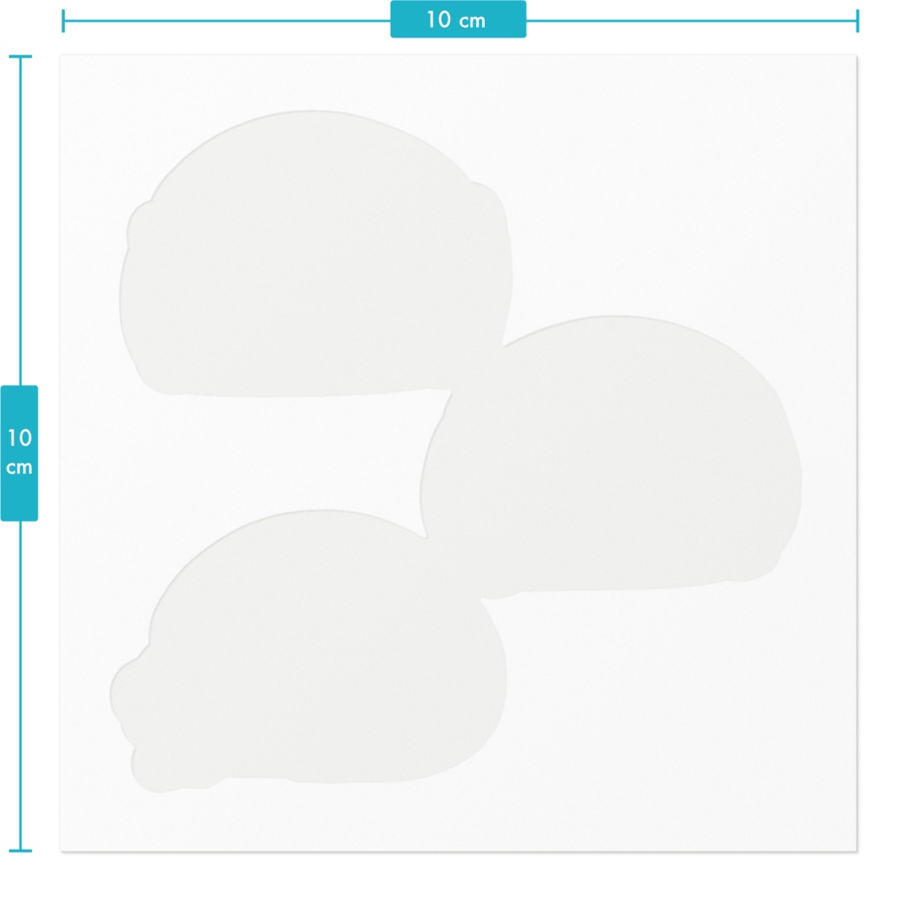 もっちりおもちのステッカー全3種