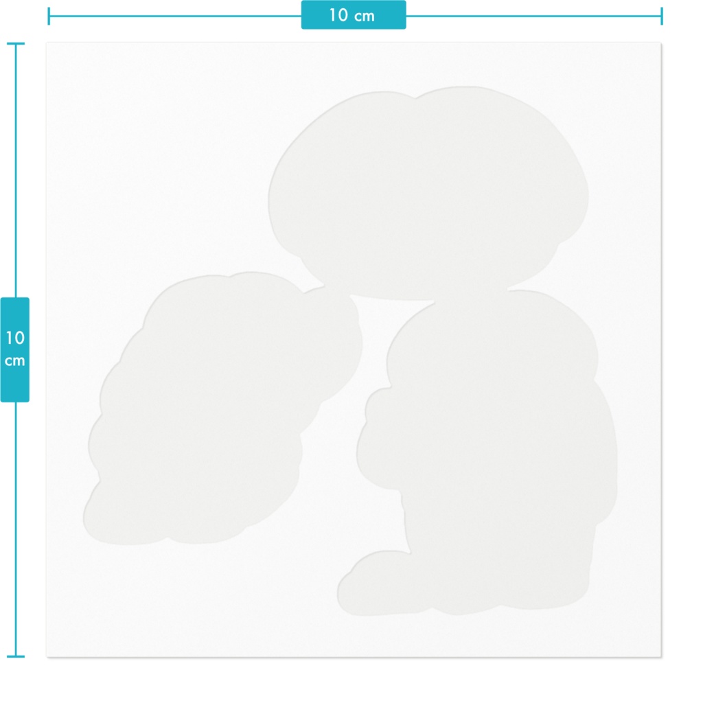 もっちり作者のステッカー全3種
