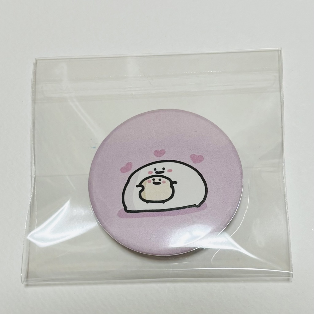 むらさき缶バッジ