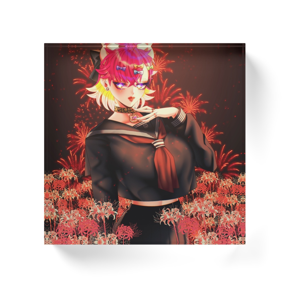 神取ageha. 和ホラー風セーラー服 ver. アクリルブロック