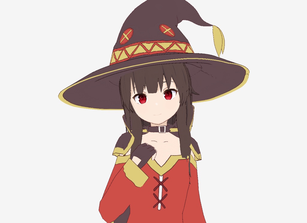 めぐみん3Dモデル / Megumin 3D Model【VRM】