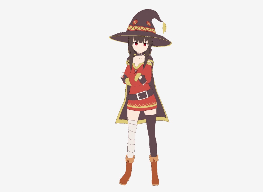 めぐみん3Dモデル / Megumin 3D Model【VRM】